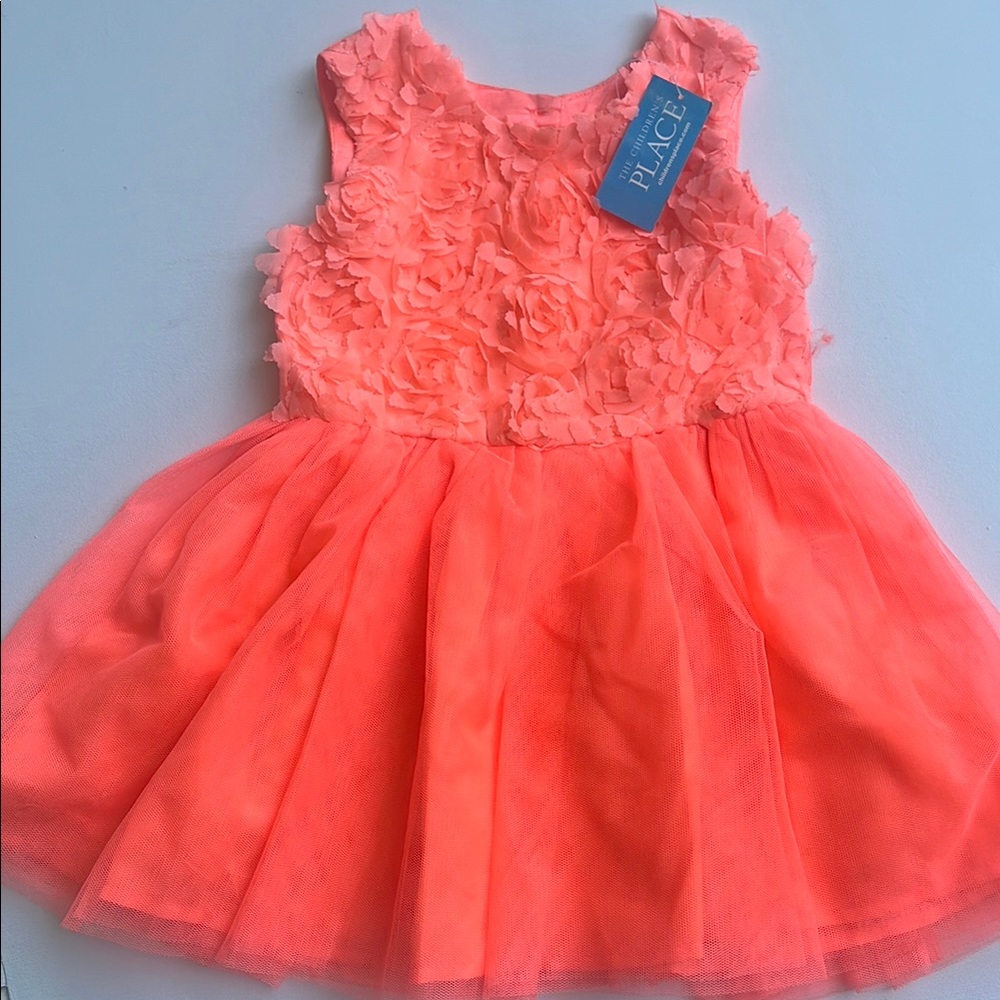 The Children's Place Coral Floral Dress